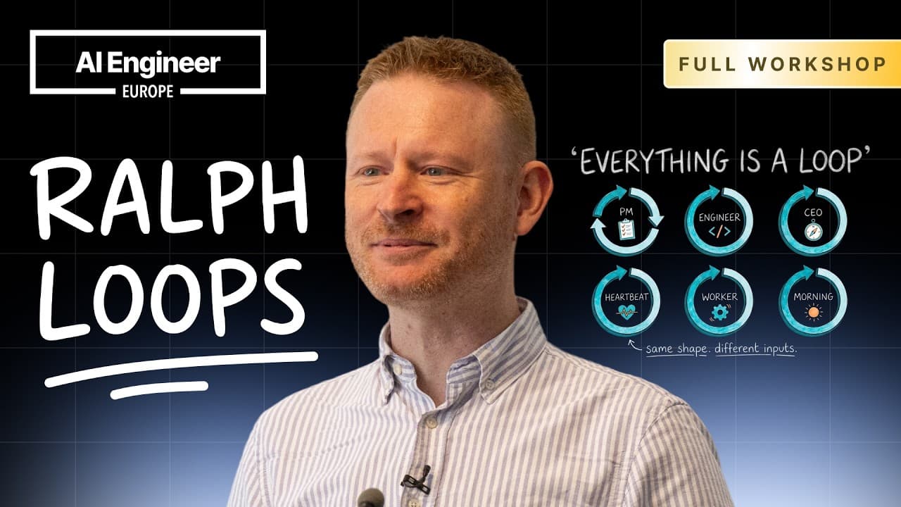 Ralph Loops: Build Dumb AI Loops That Ship — Chris Parsons, Cherrypick