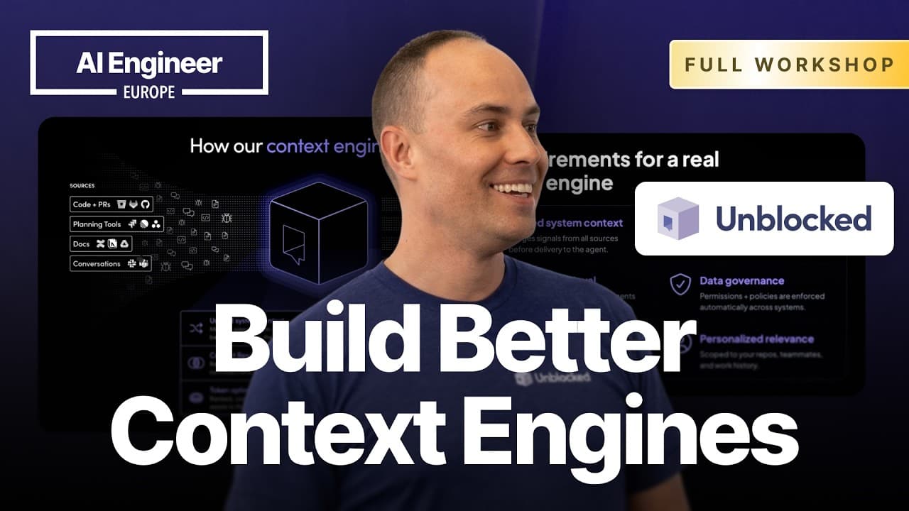 Mergeable by default: Building the context engine to save time and tokens — Peter Werry, Unblocked