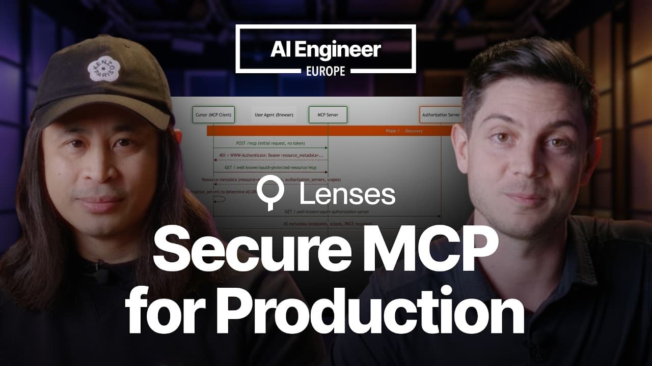 Your Insecure MCP Server Won't Survive Production — Tun Shwe, Lenses