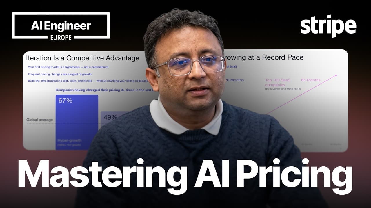 Mastering AI Pricing — Mayank Pant, Stripe