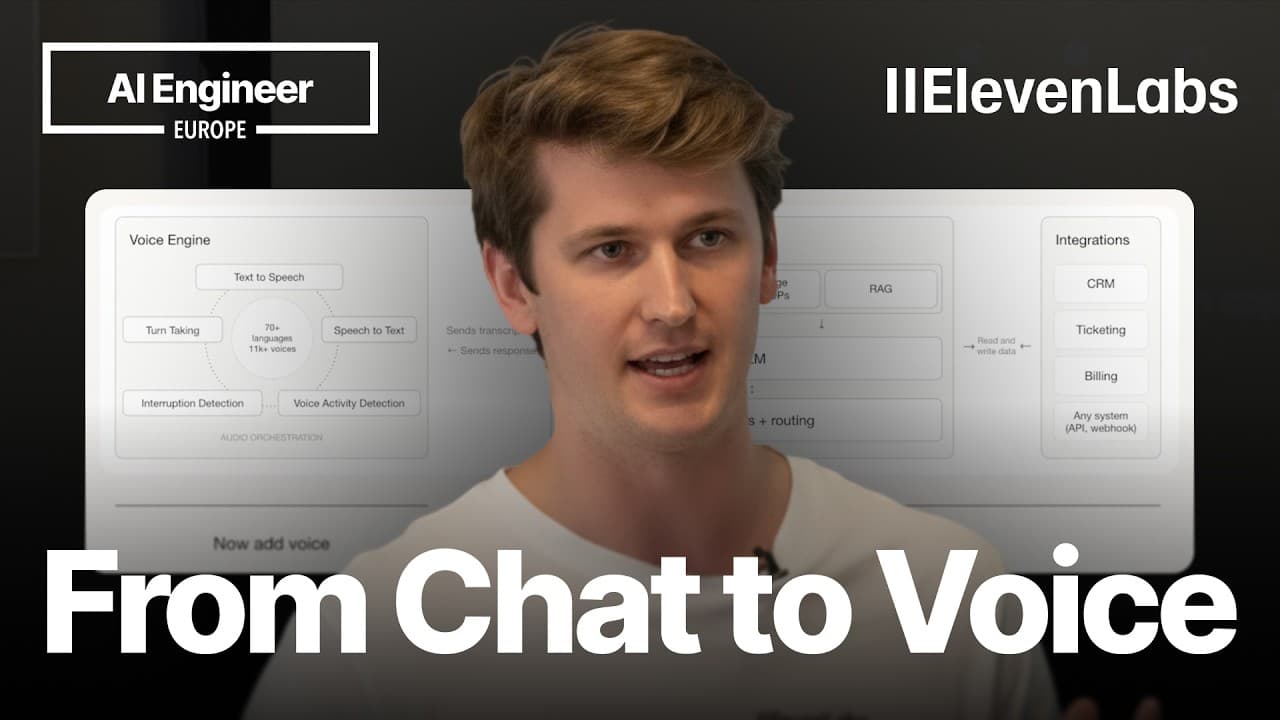 Give Your Chat Agent a Voice — Luke Harries, Head of Growth, ElevenLabs