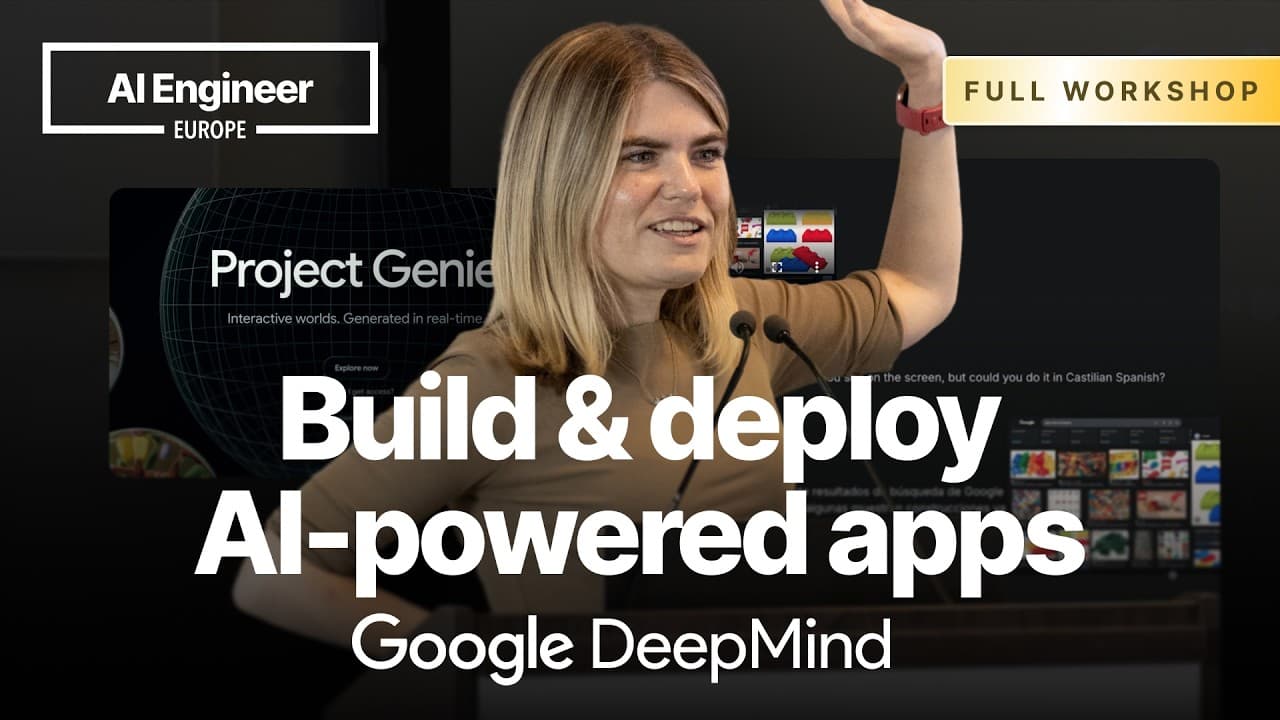 Build & deploy AI-powered apps — Paige Bailey, Google DeepMind