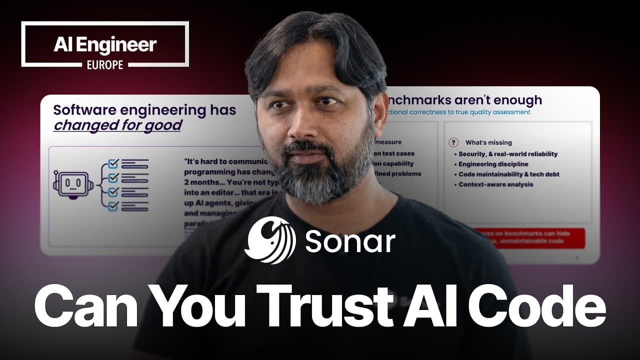 Can LLMs generate Enterprise Quality Code? — Prasenjit Sarkar, Sonar