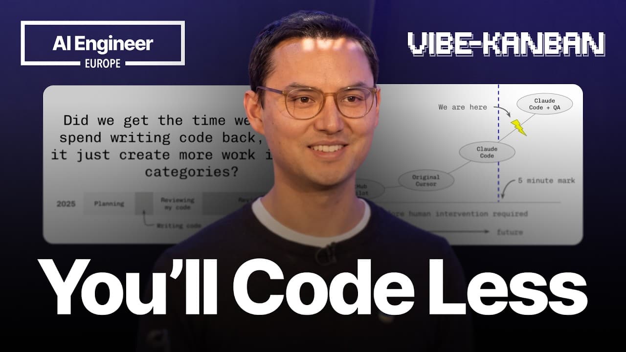 Software Engineering Is Becoming Plan and Review — Louis Knight-Webb, Vibe Kanban