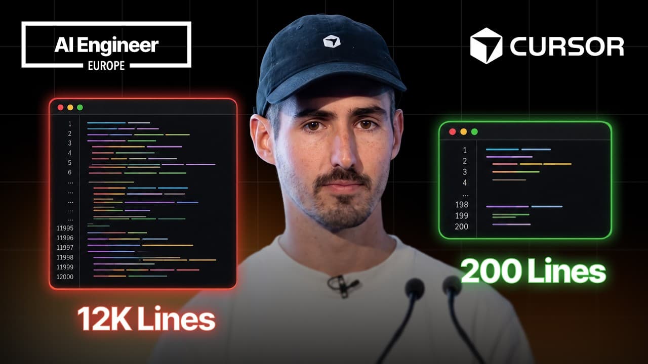Replacing 12K LoC with a 200 LoC Skill — David Gomes, Cursor
