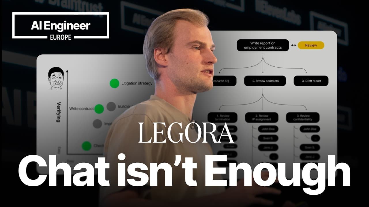 Agents need more than a chat - Jacob Lauritzen, CTO Legora
