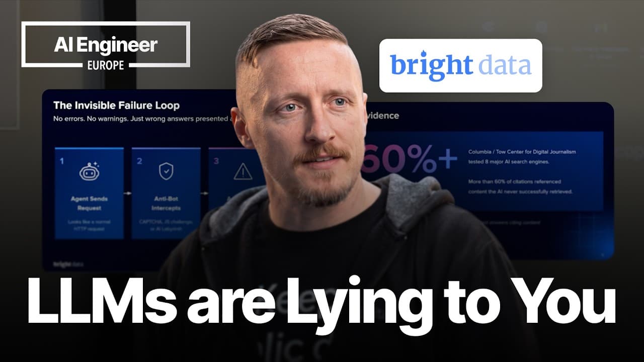 Your Agent's Biggest Lie: "I Searched the Web" — Rafael Levi, Bright Data