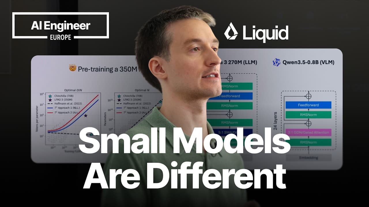 Everything I Learned Training Frontier Small Models — Maxime Labonne, Liquid AI