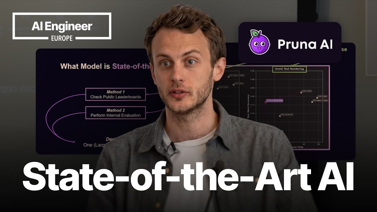 20 days of compute vs 7 hours: rethinking what state-of-the-art means — Bertrand Charpentier, Pruna