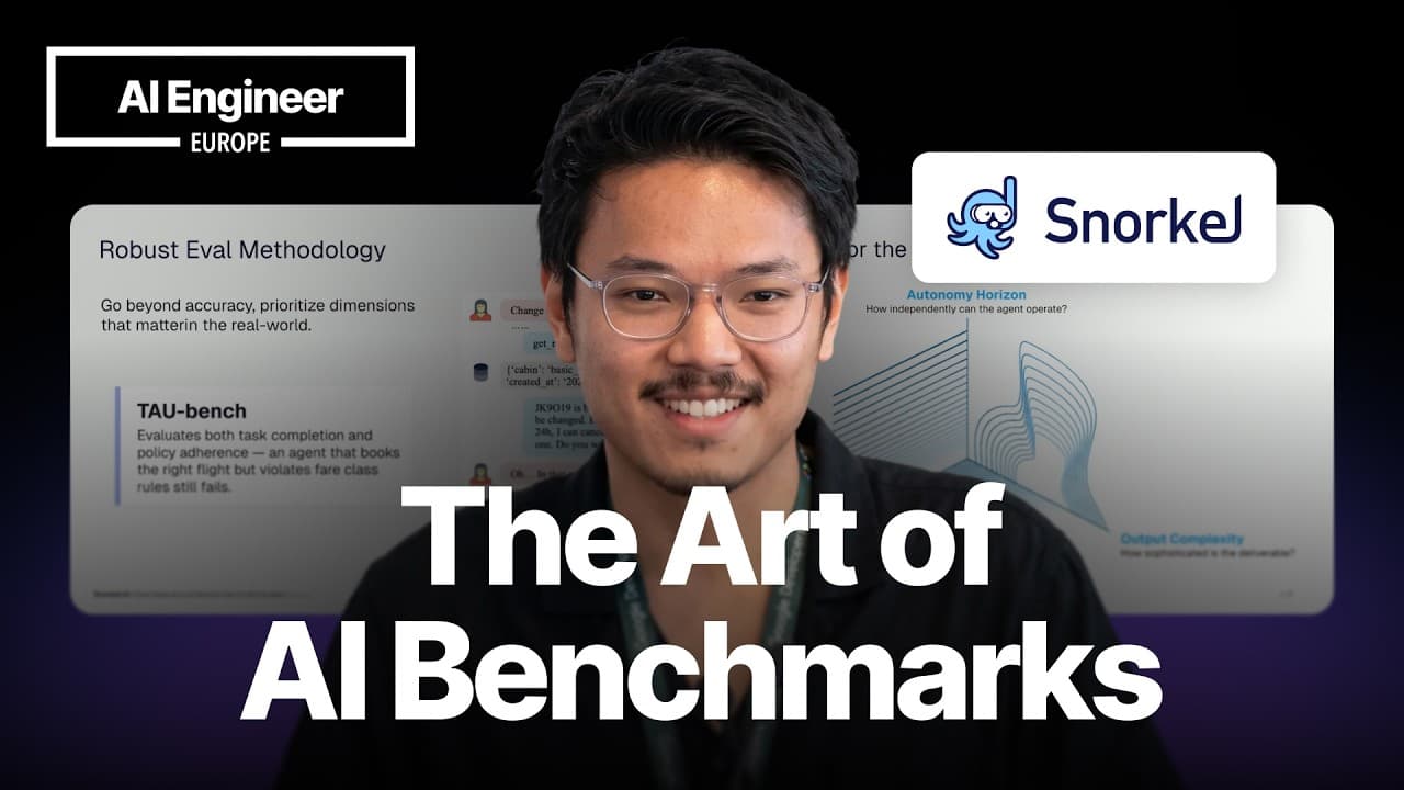 The Art & Science of Benchmarking Agents — Vincent Chen, Snorkel AI