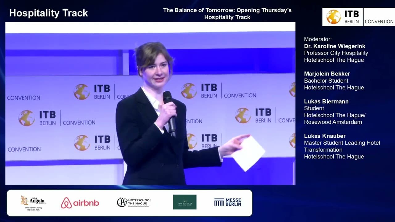 The Balance of Tomorrow: Opening Thursday's Hospitality Track