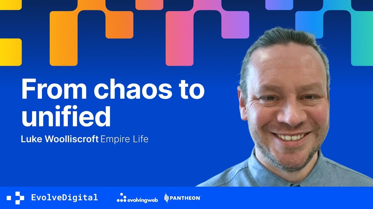 The unified estate: Orchestrating design, data, and strategy at Empire Life, Luke Woolliscroft