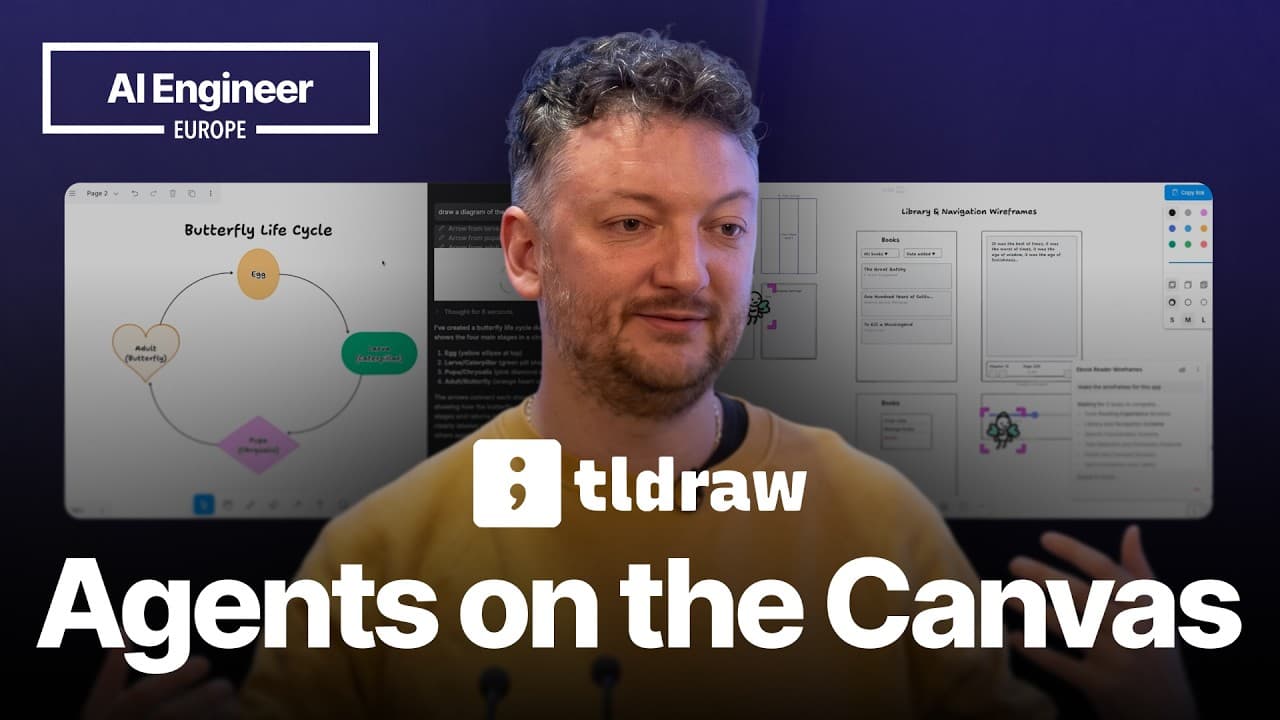 Agents on the Canvas in tldraw — Steve Ruiz, tldraw