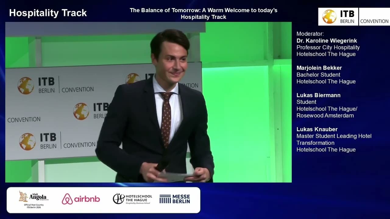 The Balance of Tomorrow: A Warm Welcome to today's Hospitality Track