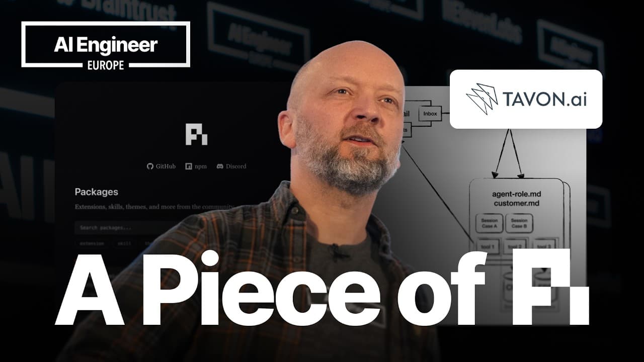 A Piece of Pi: Embedding The OpenClaw Coding Agent In Your Product — Matthias Luebken, Tavon