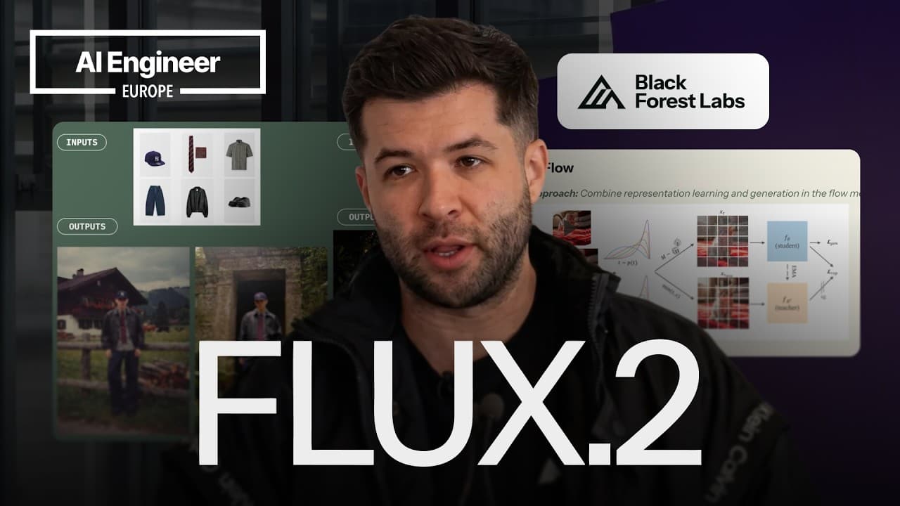 FLUX, Open Research, and the Future of Visual AI — Stephen Batifol, Black Forest Labs
